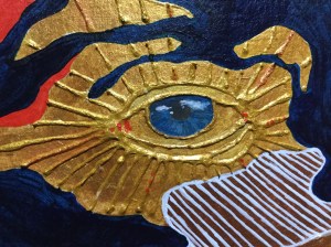 80 close up CognEYEzant.NadiaCDM. Nadia Daniels-Moehle. Day Eighty. Self as an Island: Not so Lonely 